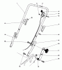 Toro 20798 - Lawnmower, 1980 (0000001-0999999) Ersatzteile HANDLE ASSEMBLY