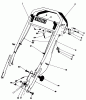 Toro 20810 - Lawnmower, 1981 (1000001-1999999) Ersatzteile HANDLE ASSEMBLY