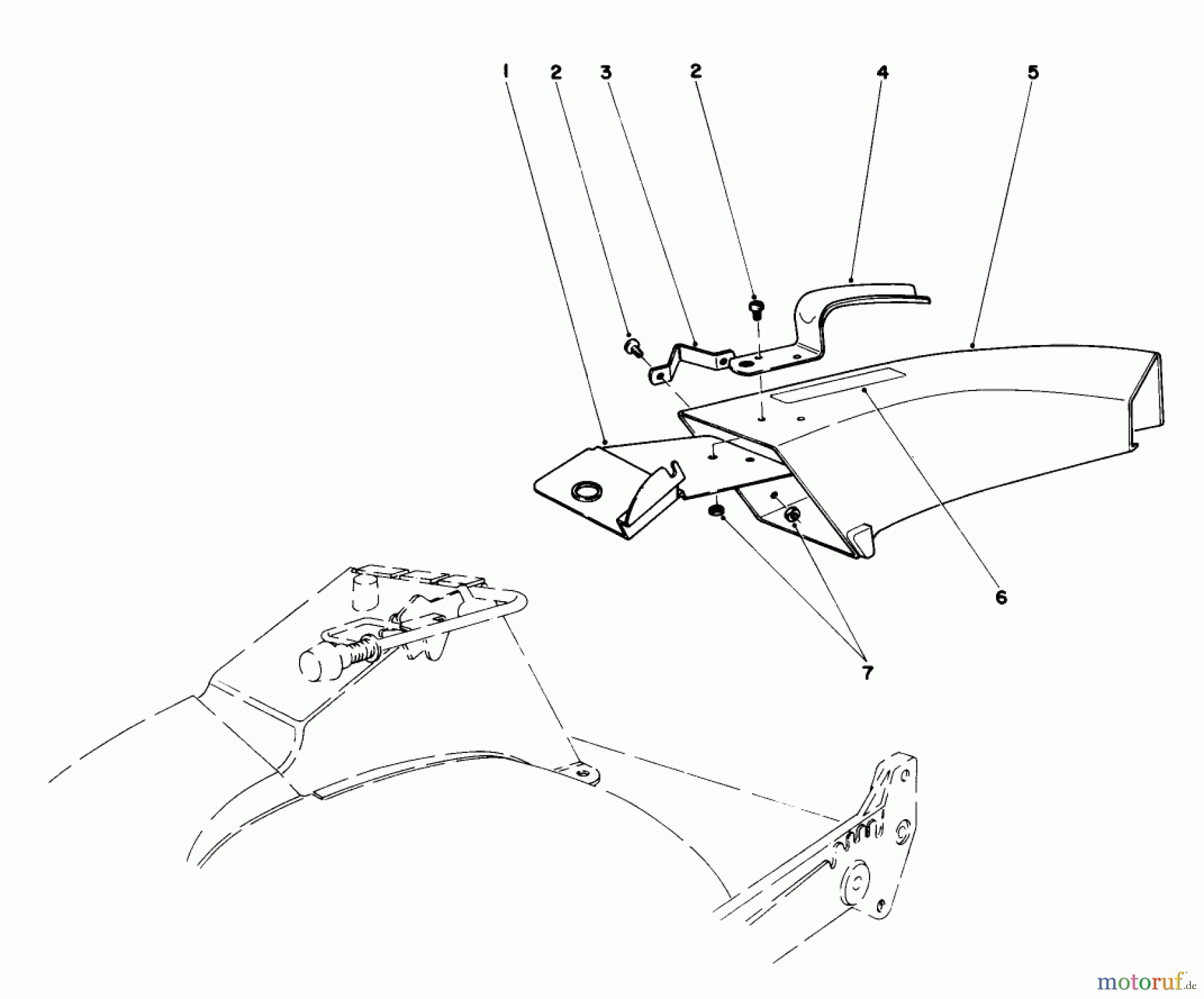 Toro Neu Mowers, Walk-Behind Seite 1 20810 - Toro Lawnmower, 1982 (2000001-2999999) SIDE DISCHARGE CHUTE MODEL NO. 59108 (OPTIONAL)