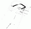 Toro 20810 - Lawnmower, 1984 (4000001-4999999) Ersatzteile TRACTION CONTROL ASSEMBLY