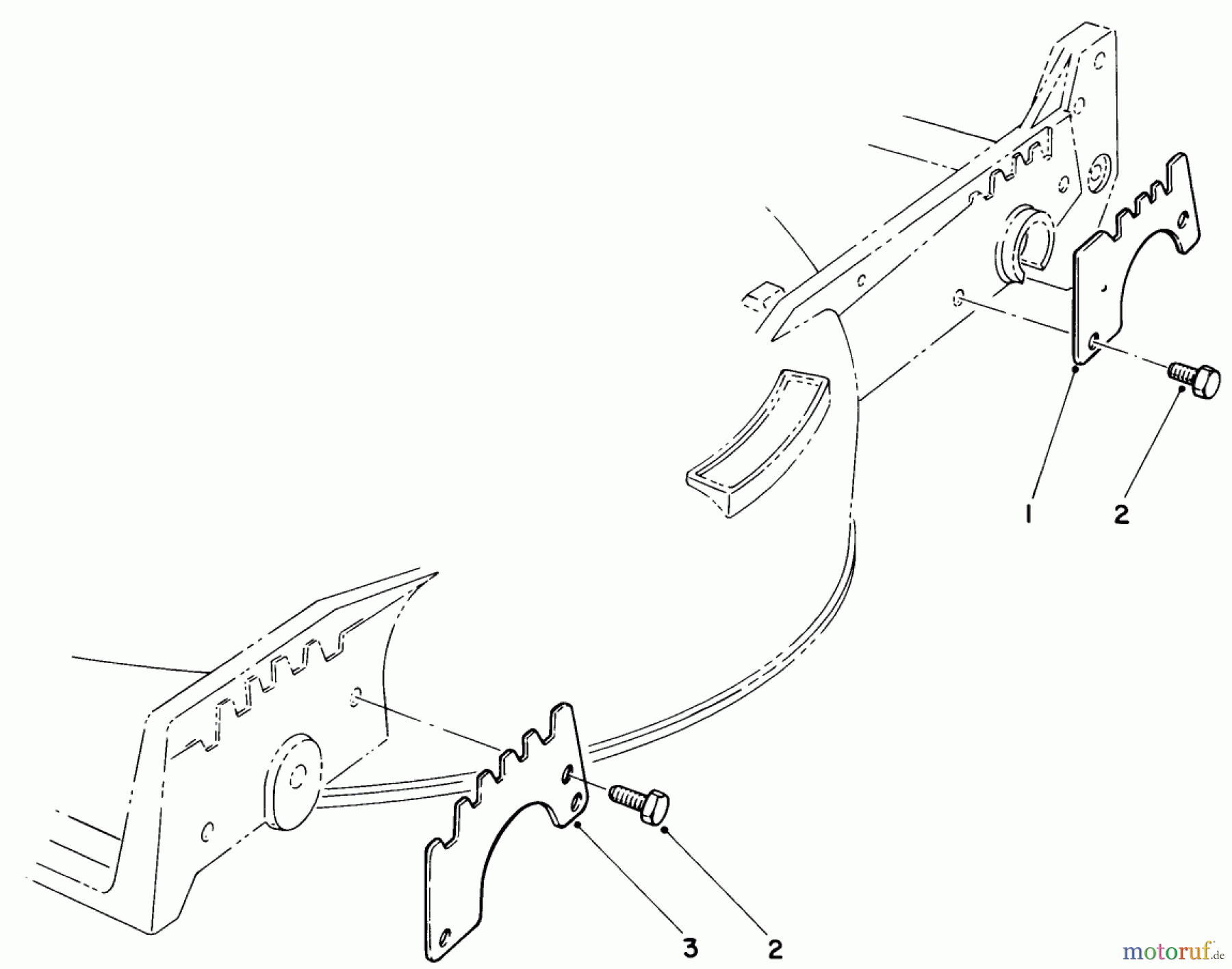 Toro Neu Mowers, Walk-Behind Seite 1 20810 - Toro Lawnmower, 1984 (4000001-4999999) WEAR PLATE KIT NO. 49-4080 (OPTIONAL)