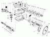 Toro 20810C - Lawnmower, 1985 (5000001-5999999) Ersatzteile GEAR CASE ASSEMBLY