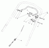 Toro 20810C - Lawnmower, 1985 (5000001-5999999) Ersatzteile TRACTION CONTROL ASSEMBLY