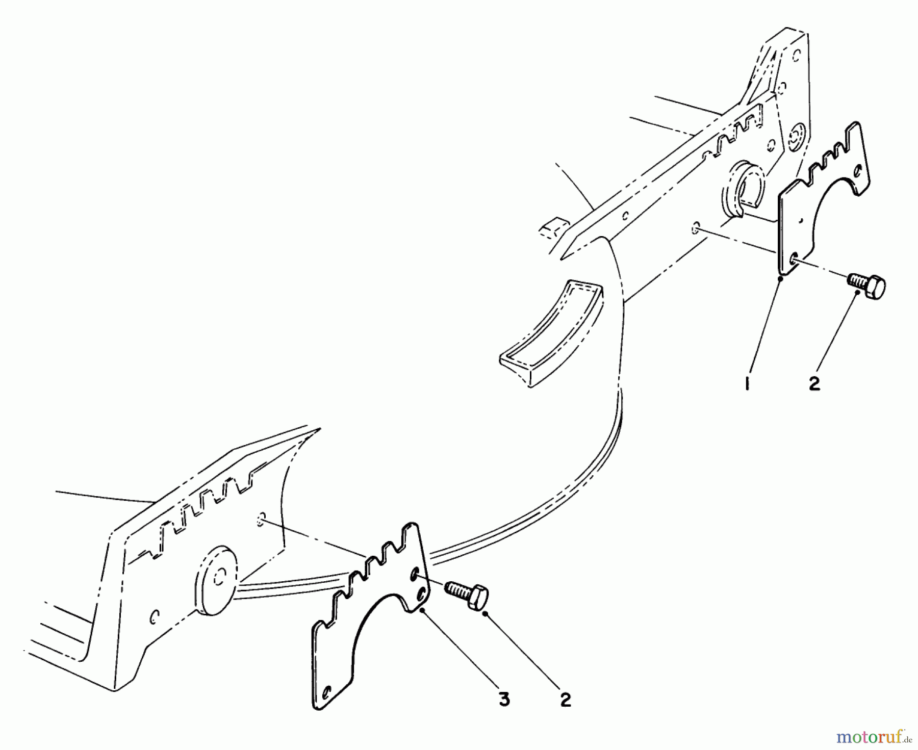 Toro Neu Mowers, Walk-Behind Seite 1 20810C - Toro Lawnmower, 1985 (5000001-5999999) WEAR PLATE KIT NO. 49-4080 (OPTIONAL)