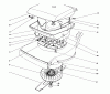 Toro 20825 - Electric Lawnmower, 1981 (1000001-1999999) Ersatzteile MOTOR AND SHROUD ASSEMBLY