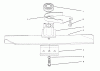 Toro 21011BC - Lawnmower, 1995 (5900001-5999999) Ersatzteile BLADE ASSEMBLY
