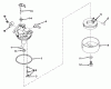 Toro 21073 - Guardian Lawnmower, 1973 (3000001-3999999) Ersatzteile CARBURETOR MODEL 631612