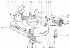 Toro 21073 - Guardian Lawnmower, 1973 (3000001-3999999) Ersatzteile HOUSING ASSEMBLY MODEL 21273