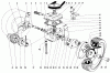 Toro 21100 - Whirlwind Lawnmower, 1968 (8000001-8999999) Ersatzteile FRONT AXLE & GEAR CASE ASSEMBLY