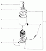 Toro 21101 - Whirlwind Lawnmower, 1969 (9000001-9999999) Ersatzteile STARTER MOTOR AND PINION