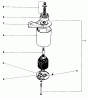 Toro 21104 - Whirlwind Lawnmower, 1970 (0000001-0999999) Ersatzteile STARTER MOTOR AND PINION