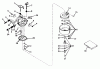Toro 21172 - Guardian Lawnmower, 1972 (2000001-2999999) Ersatzteile CARBURETOR NO. 631581