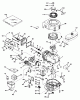 Toro 21172 - Guardian Lawnmower, 1972 (2000001-2999999) Ersatzteile ENGINE TECUMSEH MODEL NO. LAV35-40647K