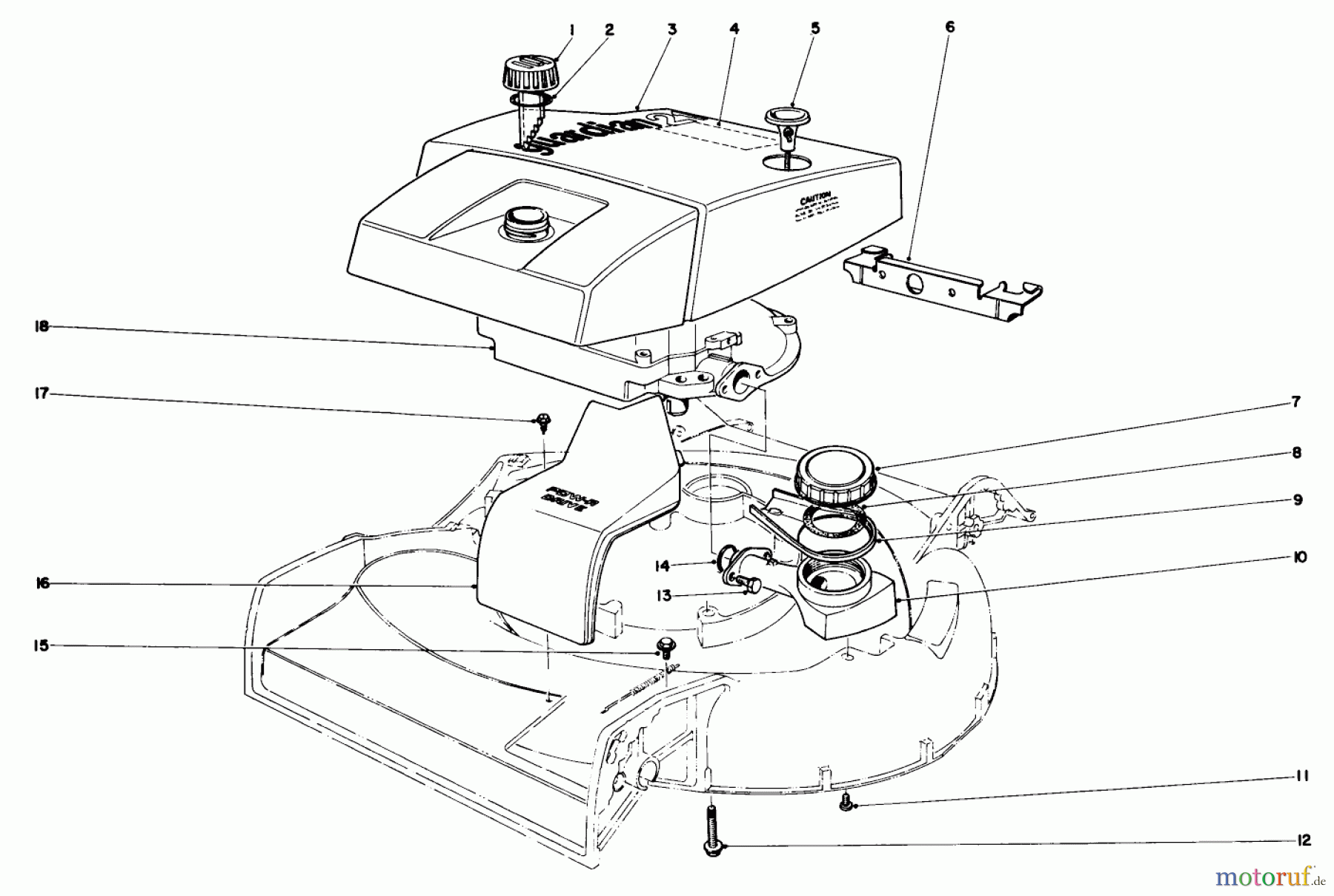  Toro Neu Mowers, Walk-Behind Seite 2 21173 - Toro Guardian Lawnmower, 1973 (3000001-3999999) ENGINE ASSEMBLY MODEL NO. 21273