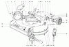 Toro 21173 - Guardian Lawnmower, 1973 (3000001-3999999) Ersatzteile HOUSING ASSEMBLY MODEL NO. 21273
