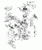Toro 21610 - Guardian Lawnmower, 1974 (4000001-4999999) Ersatzteile ENGINE TECUMSEH MODEL TNT100-10042 (MOWER MODEL NO. 21610)