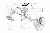 Toro 21610 - Guardian Lawnmower, 1974 (4000001-4999999) Ersatzteile GEAR CASE ASSEMBLY MODEL NO. 21610 & 21711