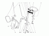 Toro 21610 - Guardian Lawnmower, 1974 (4000001-4999999) Ersatzteile HANDLE ASSEMBLY MODEL NO. 21610