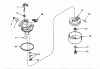 Toro 21711 - Guardian Lawnmower, 1976 (6000001-6999999) Ersatzteile CARBURETOR NO. 631784A (MOWER MODEL NO. 21610 & 21711)(ENGINE NOS. TNT 100-10047 AND TNT 100-10046)