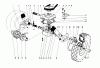 Toro 21711 - Guardian Lawnmower, 1976 (6000001-6999999) Ersatzteile GEAR CASE ASSEMBLY MODEL NOS. 21610 AND 21711