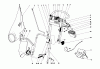 Toro 21711 - Guardian Lawnmower, 1976 (6000001-6999999) Ersatzteile HANDLE ASSEMBLY MODEL NO. 21711
