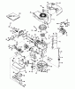 Toro 21647 - Guardian Lawnmower, 1977 (7000001-7999999) Ersatzteile ENGINE TECUMSEH MODEL NO. TNT 100-10055A (MOWER MODEL NO. 21647)