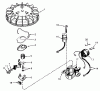Toro 21647 - Guardian Lawnmower, 1977 (7000001-7999999) Ersatzteile MAGNETO NO. 610793A (MOWER MODEL NO. 21647)(ENGINE NO. TNT 100-10055A)