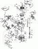 Toro 21738 - Whirlwind Lawnmower, 1978 (8000001-8999999) Ersatzteile ENGINE TECUMSEH MODEL NO. TNT 100-10055B (MOWER MODEL NO. 21658)