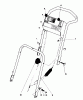 Toro 21738 - Whirlwind Lawnmower, 1978 (8000001-8999999) Ersatzteile HANDLE ASSEMBLY MODEL NO. 21658