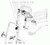 Toro 21738 - Whirlwind Lawnmower, 1978 (8000001-8999999) Ersatzteile HANDLE ASSEMBLY MODEL NO. 21738