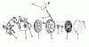 Toro 21738 - Whirlwind Lawnmower, 1978 (8000001-8999999) Ersatzteile REWIND STARTER NO. 590519 (MOWER MODEL NO. 21658)(ENGINE NO. TNT 100-10055B)