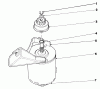 Toro 21738 - Whirlwind Lawnmower, 1978 (8000001-8999999) Ersatzteile STARTER MOTOR MODEL NO. 21738