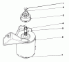 Toro 21738 - Whirlwind Lawnmower, 1982 (2000001-2999999) Ersatzteile STARTER MOTOR