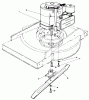 Toro 22005 - Lawnmower, 1984 (4000001-4999999) Ersatzteile ENGINE ASSEMBLY