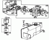 Toro 22005 - Lawnmower, 1989 (9000001-9999999) Ersatzteile ENGINE BRIGGS & STRATTON MODEL NO. 130902 TYPE 1200-01 #3