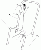 Toro 22005 - Lawnmower, 1989 (9000001-9999999) Ersatzteile HANDLE ASSEMBLY