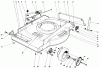 Toro 22005 - Lawnmower, 1989 (9000001-9999999) Ersatzteile MOWER HOUSING ASSEMBLY