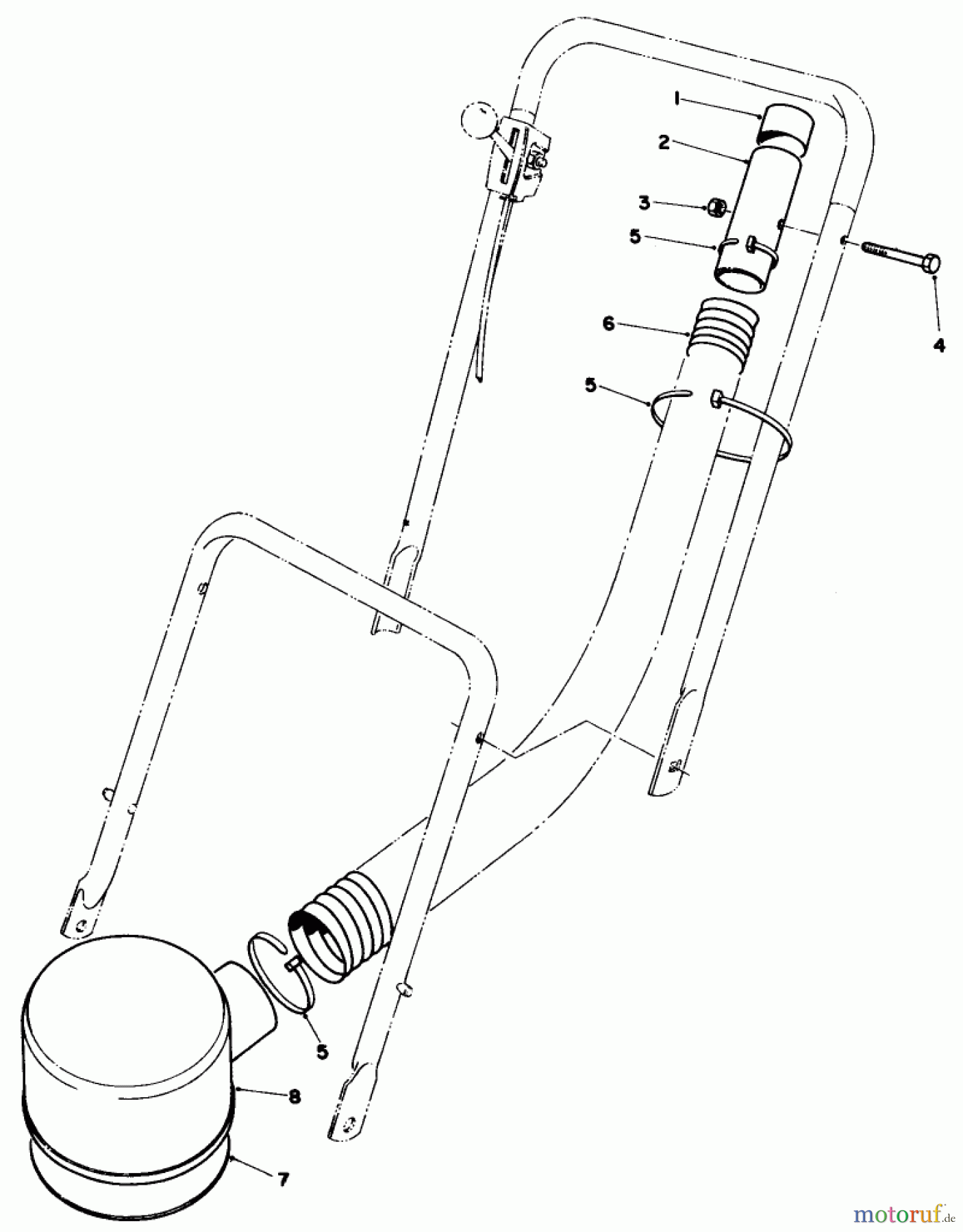  Toro Neu Mowers, Walk-Behind Seite 2 22005 - Toro Lawnmower, 1989 (9000001-9999999) REMOTE AIR CLEANER KIT NO. 43-6940 (OPTIONAL)