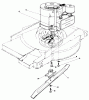 Toro 22010 - Lawnmower, 1984 (4000001-4999999) Ersatzteile ENGINE ASSEMBLY
