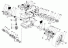 Toro 22020 - Lawnmower, 1984 (4000001-4999999) Ersatzteile GEAR CASE ASSEMBLY (MODEL 22020)