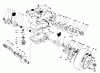 Toro 22020 - Lawnmower, 1986 (6000001-6999999) Ersatzteile GEAR CASE ASSEMBLY (MODEL 22020)