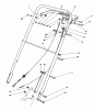 Toro 22020 - Lawnmower, 1986 (6000001-6999999) Ersatzteile HANDLE ASSEMBLY (MODEL 22020)