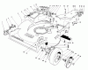 Toro 22020 - Lawnmower, 1986 (6000001-6999999) Ersatzteile HOUSING ASSEMBLY (MODEL 22020)