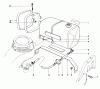 Toro 22025 - Lawnmower, 1985 (5000001-5999999) Ersatzteile GAS TANK ASSEMBLY