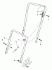Toro 22025 - Lawnmower, 1985 (5000001-5999999) Ersatzteile HANDLE ASSEMBLY