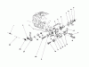 Toro 22025 - Lawnmower, 1988 (8000001-8999999) Ersatzteile ENGINE ASSEMBLY MODEL NO. 47PH7 #4