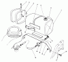 Toro 22025 - Lawnmower, 1988 (8000001-8999999) Ersatzteile GAS TANK ASSEMBLY