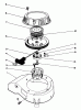 Toro 22025 - Lawnmower, 1989 (9000001-9999999) Ersatzteile ENGINE ASSEMBLY MODEL NO. 47PJ8 #6