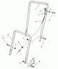 Toro 22025 - Lawnmower, 1989 (9000001-9999999) Ersatzteile HANDLE ASSEMBLY