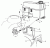 Toro 22025 - Lawnmower, 1991 (1000001-1999999) Ersatzteile FUEL TANK ASSEMBLY